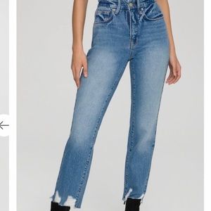 Good American Jagged Hem Jeans NWT